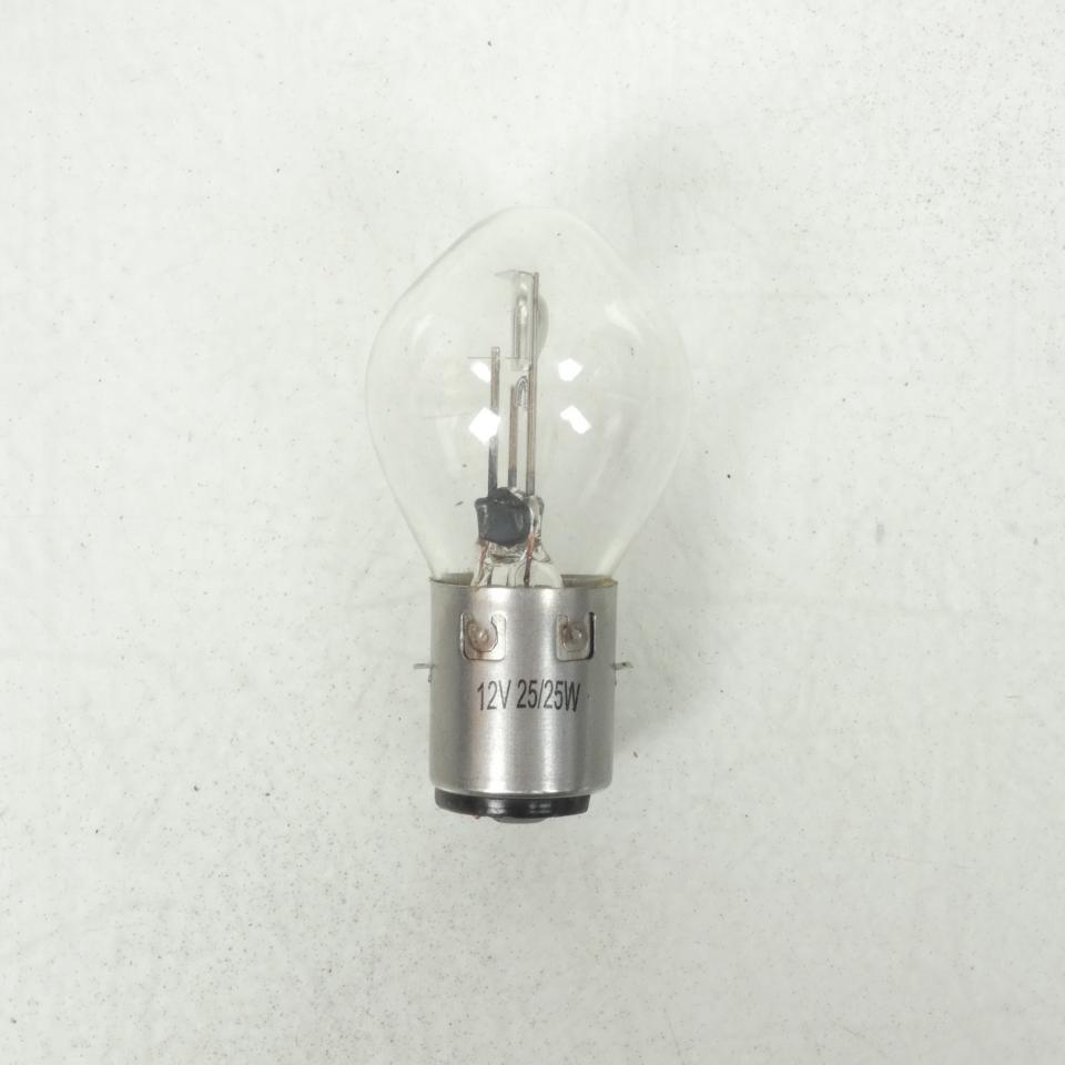 Ampoule blanche 12V 25/25W BA20d Générique pour moto scooter Neuf