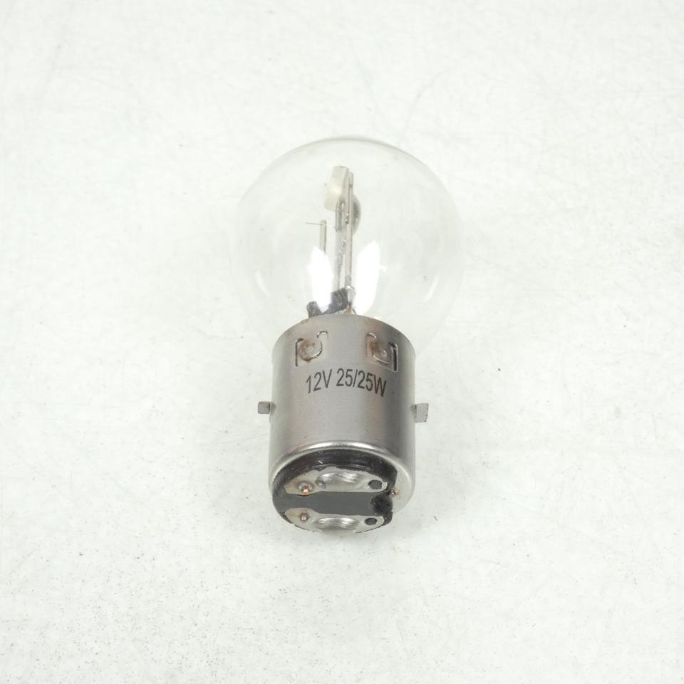 Ampoule blanche 12V 25/25W BA20d Générique pour moto scooter Neuf