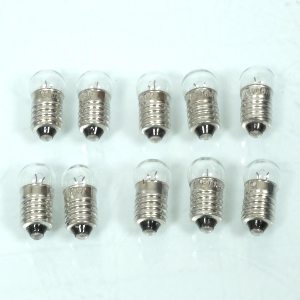 Ampoule Flosser pour moto 6V 0.6W E10 / 606 Neuf