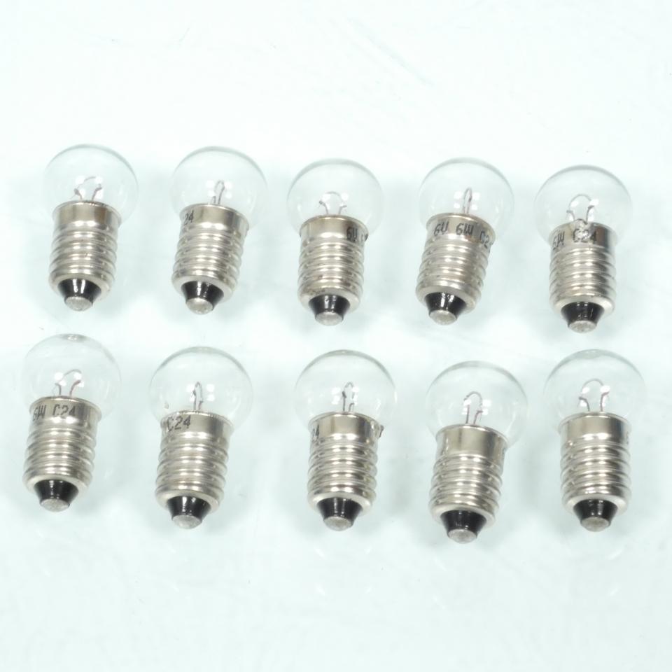 Ampoule Flosser pour moto 6V 6W E10 / 660 Neuf