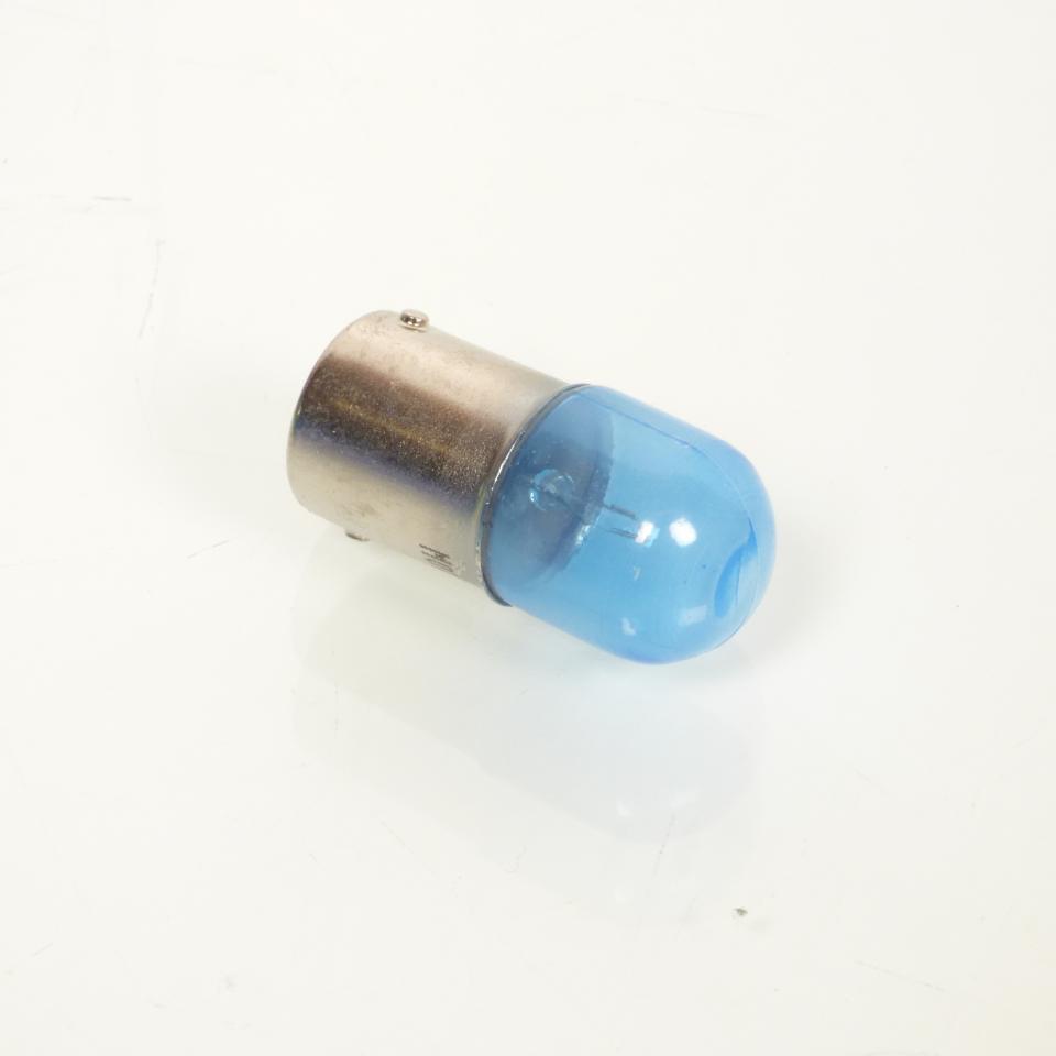 Ampoule lampe bleu BA15s 12V 10W Flosser pour moto auto scooter Neuf