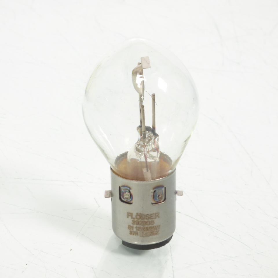 Ampoule Flosser 12V 25/25W culot type BA20d pour moto auto scooter 3923 S1 Neuf