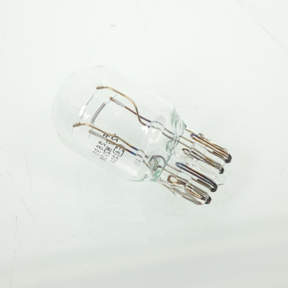 Ampoule Flosser 12V 21/5W T20 blanche W3x16q pour moto scooter auto par 10 Neuf