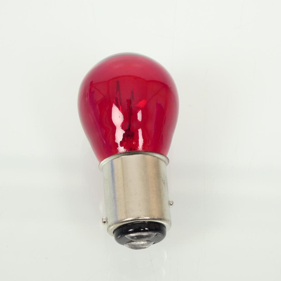 Ampoule RMS Moto pour auto scooter moto 12V 21/5W BAY15d rouge Par 10 Neuf