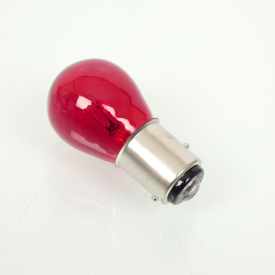 Ampoule RMS Moto pour auto scooter moto 12V 21/5W BAY15d rouge Par 10 Neuf