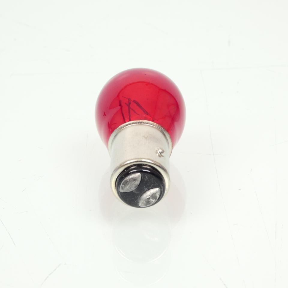 Ampoule RMS Moto pour auto scooter moto 12V 21/5W BAY15d rouge Par 10 Neuf