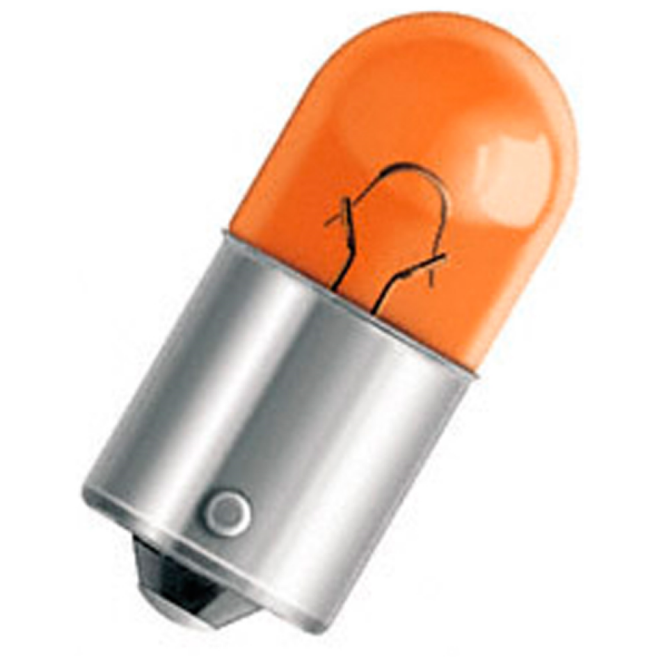 Ampoule Osram BAU15s 12V 10W orange pour scooter Kymco 50 Agility 2007 à 2009 Neuf