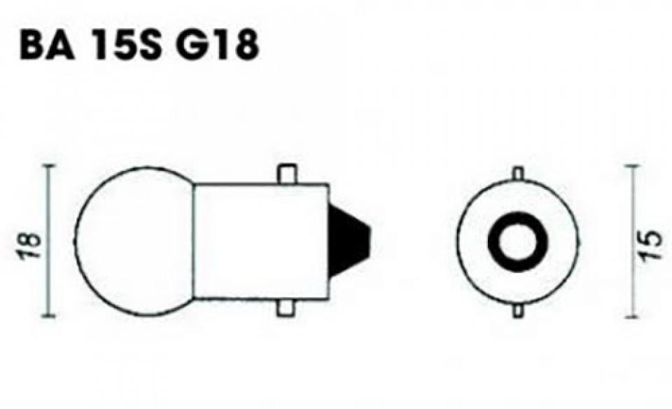 Ampoule Vicma pour Auto 12V 10W BA15s Neuf