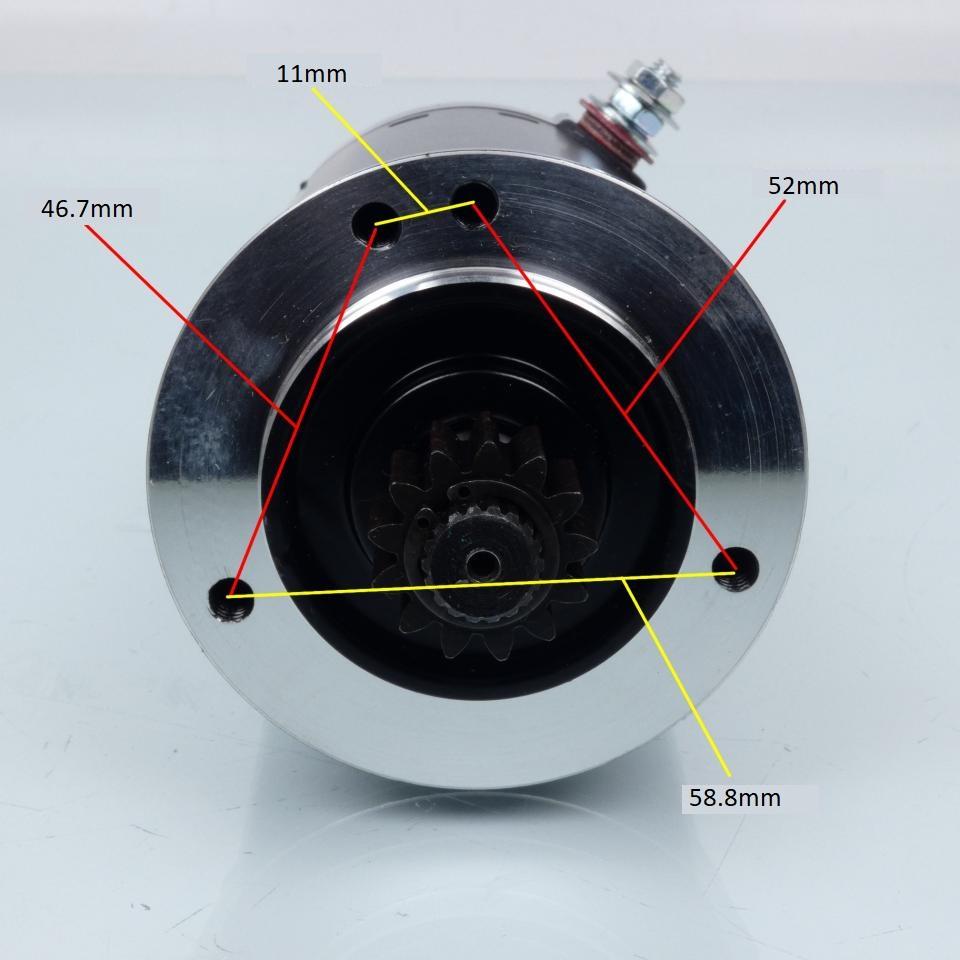 Démarreur Parts Unlimited pour moto Ducati 748 748 1995 à 2003 19876N Neuf