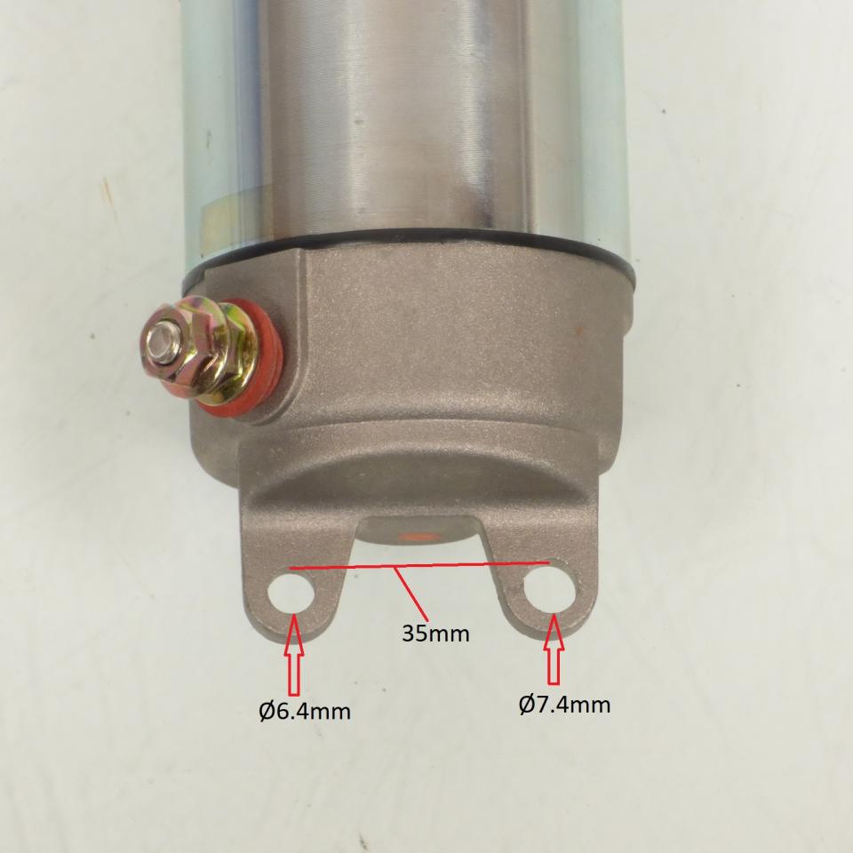 Démarreur électrique 12V Tecnium pour moto KTM 250 EXC-F BIHR-PH125-KT04 Neuf