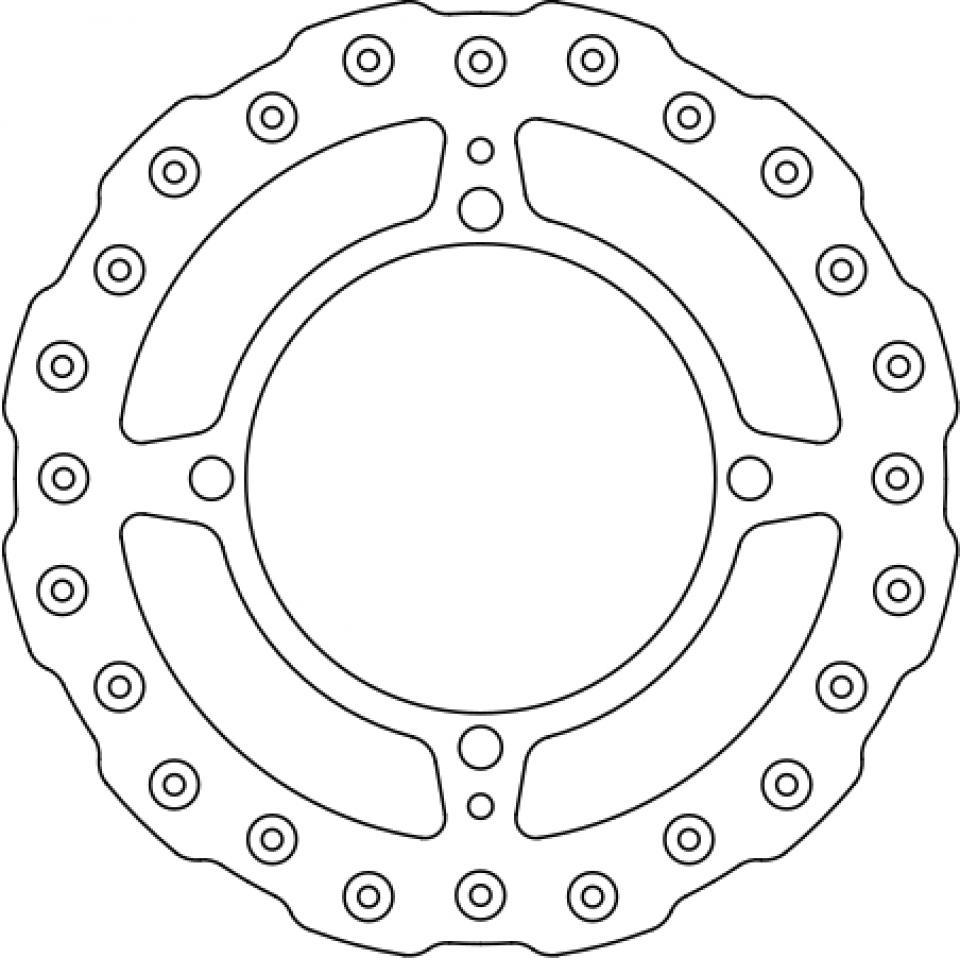 Disque de frein Ferodo pour Moto Kawasaki 250 Kx-F 4T Fi 2011 à 2021 AR Neuf