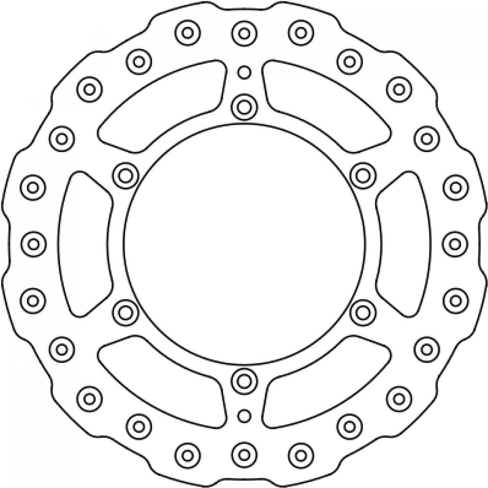 Disque de frein Ferodo pour Moto Suzuki 400 Dr-Z Sm 2005 à 2009 AR Neuf
