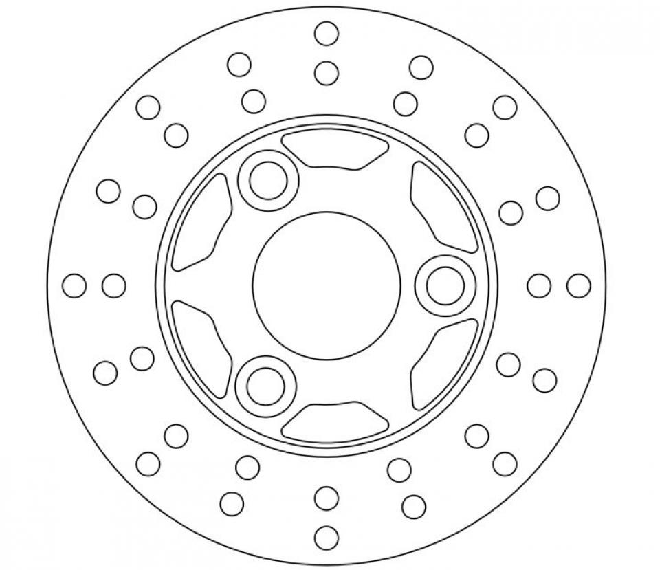 Disque de frein Ferodo pour Scooter Piaggio 50 Zip Fast Rider 1993 à 1996 AV Neuf