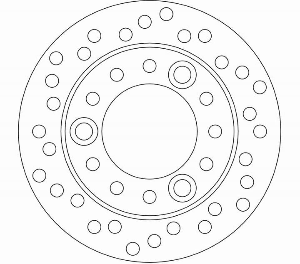 Disque de frein Ferodo pour Scooter Honda 125 Nh Lead 1988 AV Neuf