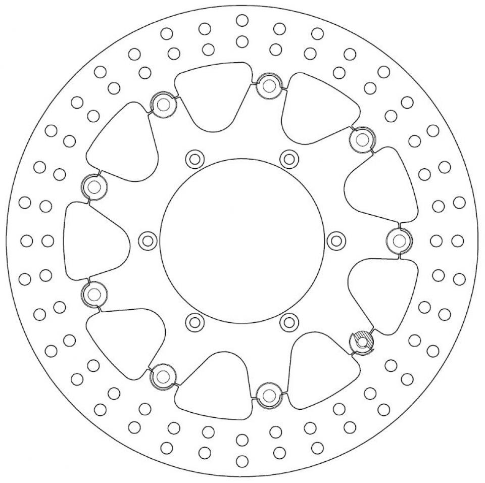 Disque de frein Ferodo pour Moto Aprilia 650 Pegaso 1991 à 2004 AV Neuf