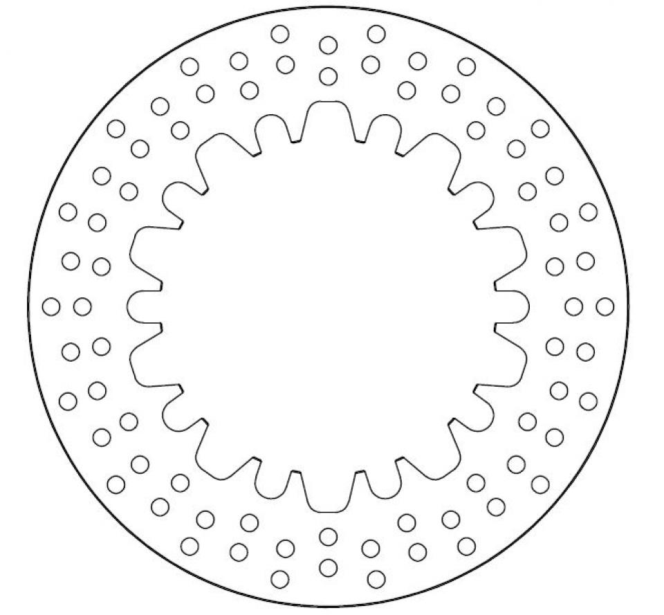 Disque de frein Ferodo pour Moto BMW 650 R 65 Ls 1982 à 1985 AVG / AVD Neuf