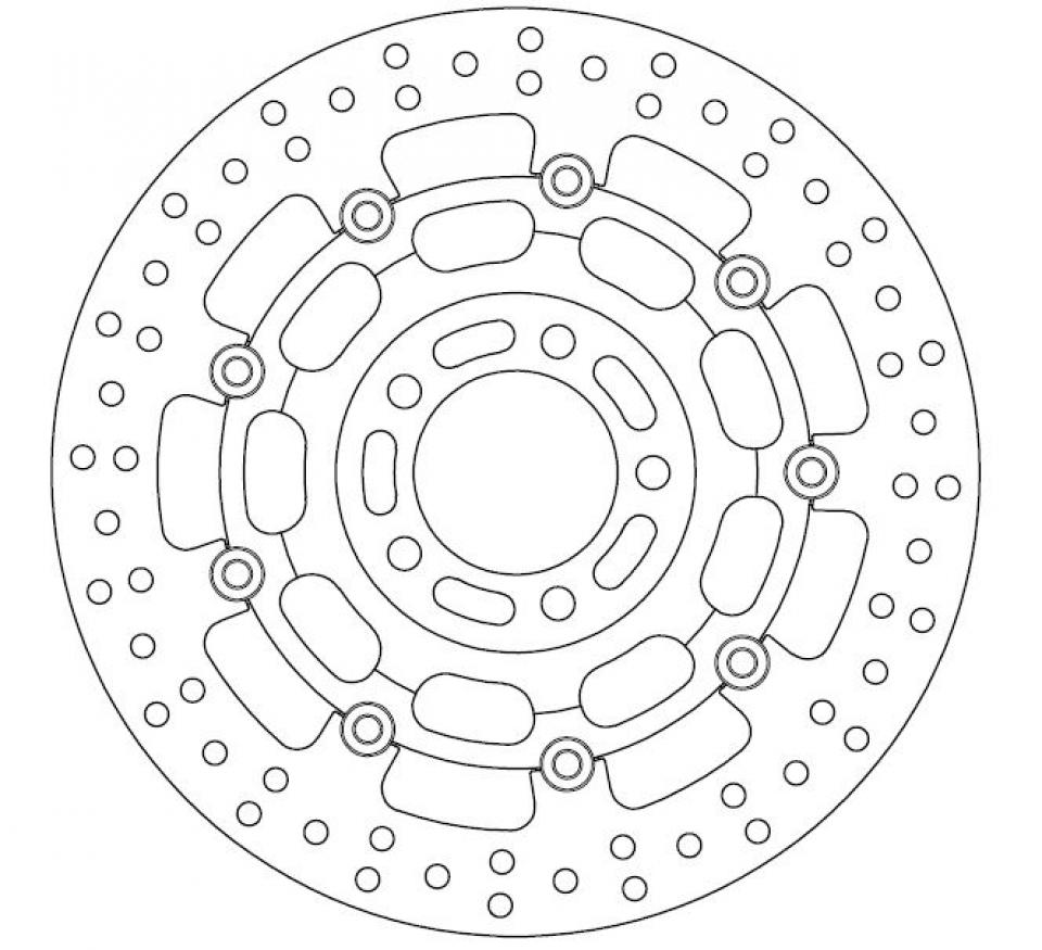 Disque de frein Ferodo pour Moto Suzuki 650 Sv S 1999 à 2002 AVG / AVD Neuf