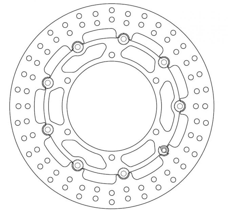 Disque de frein Ferodo pour Moto Yamaha 1300 Xvs A Midnight Star 2007 à 2016 AVG / AVD Neuf