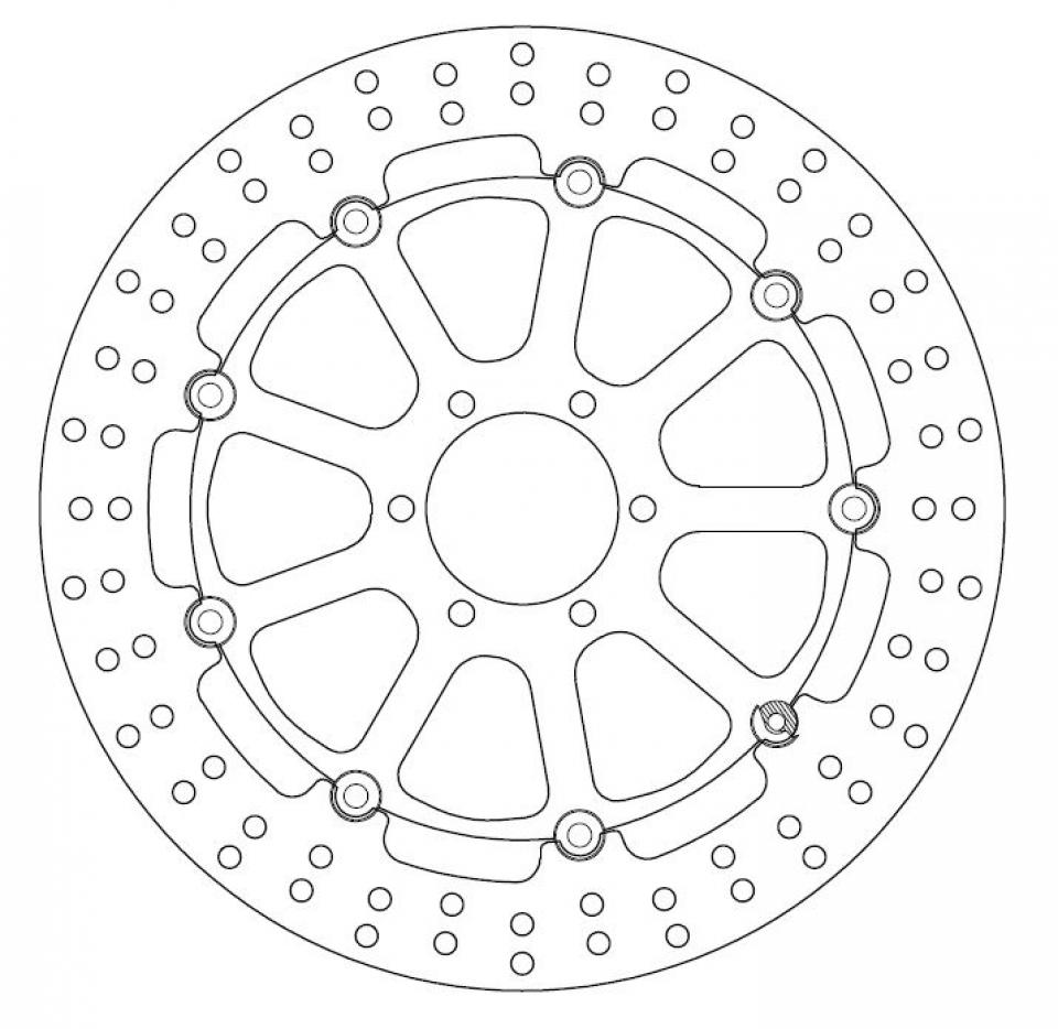 Disque de frein Ferodo pour Moto Honda 600 Cbr Fs Sport 2001 à 2002 AVG / AVD Neuf