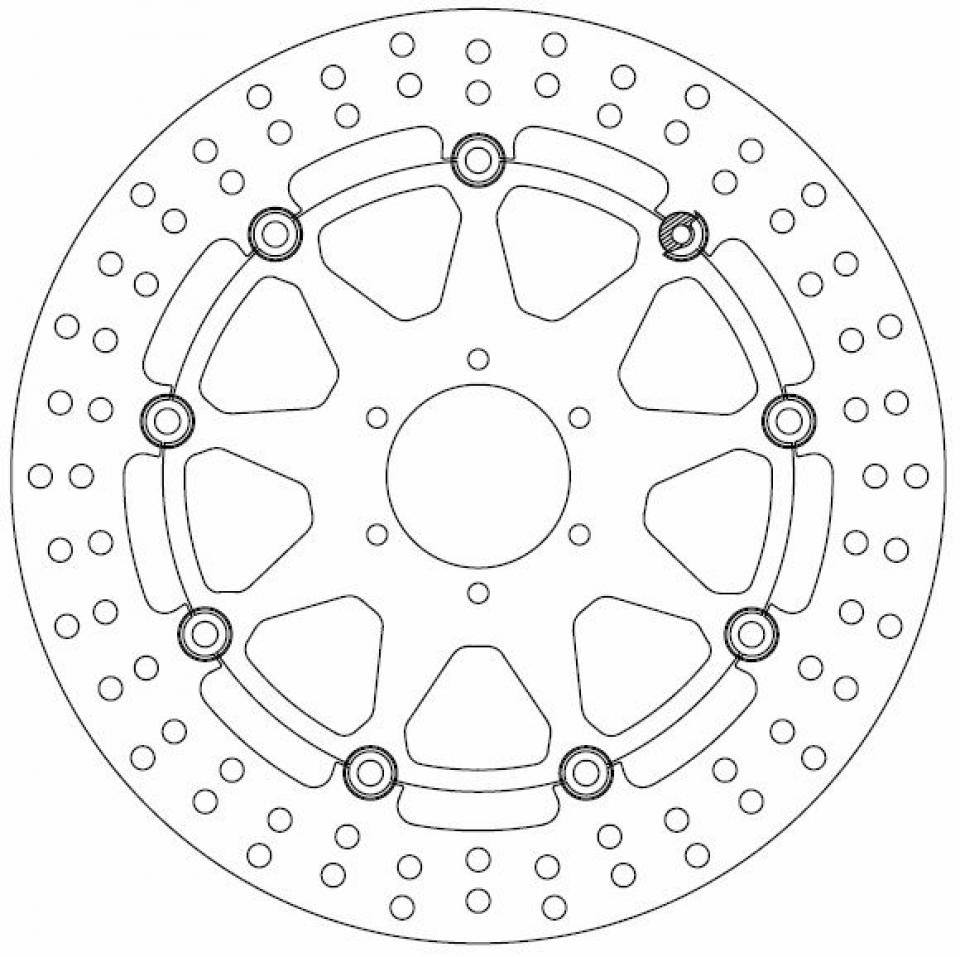 Disque de frein Ferodo pour Moto Honda 600 Cb F Hornet 2000 à 2006 AVG / AVD Neuf