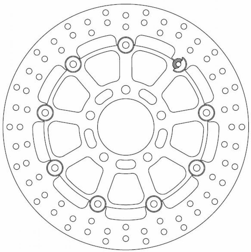 Disque de frein Ferodo pour Moto Suzuki 750 Gsx-R 2004 à 2005 AVG / AVD Neuf