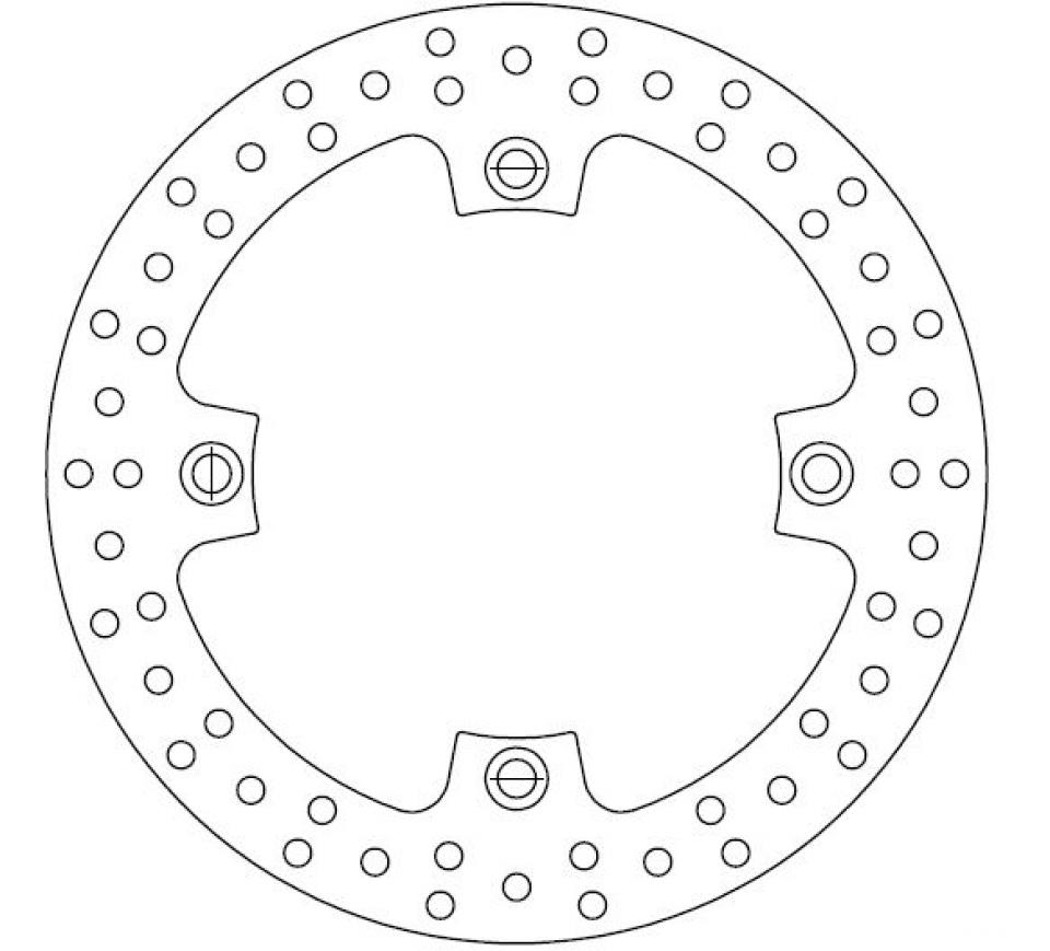 Disque de frein Ferodo pour Moto Suzuki 350 DR S 1990 à 1993 AR Neuf