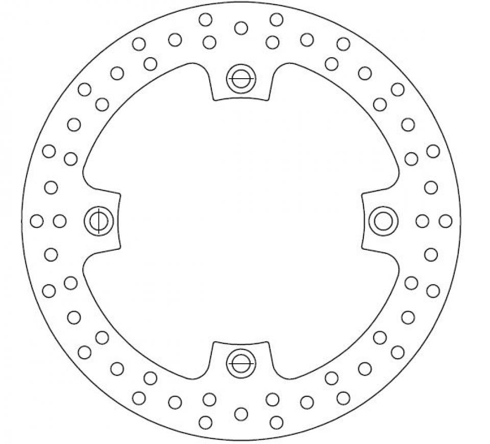 Disque de frein Ferodo pour Moto Suzuki 350 DR S 1990 à 1993 AR Neuf