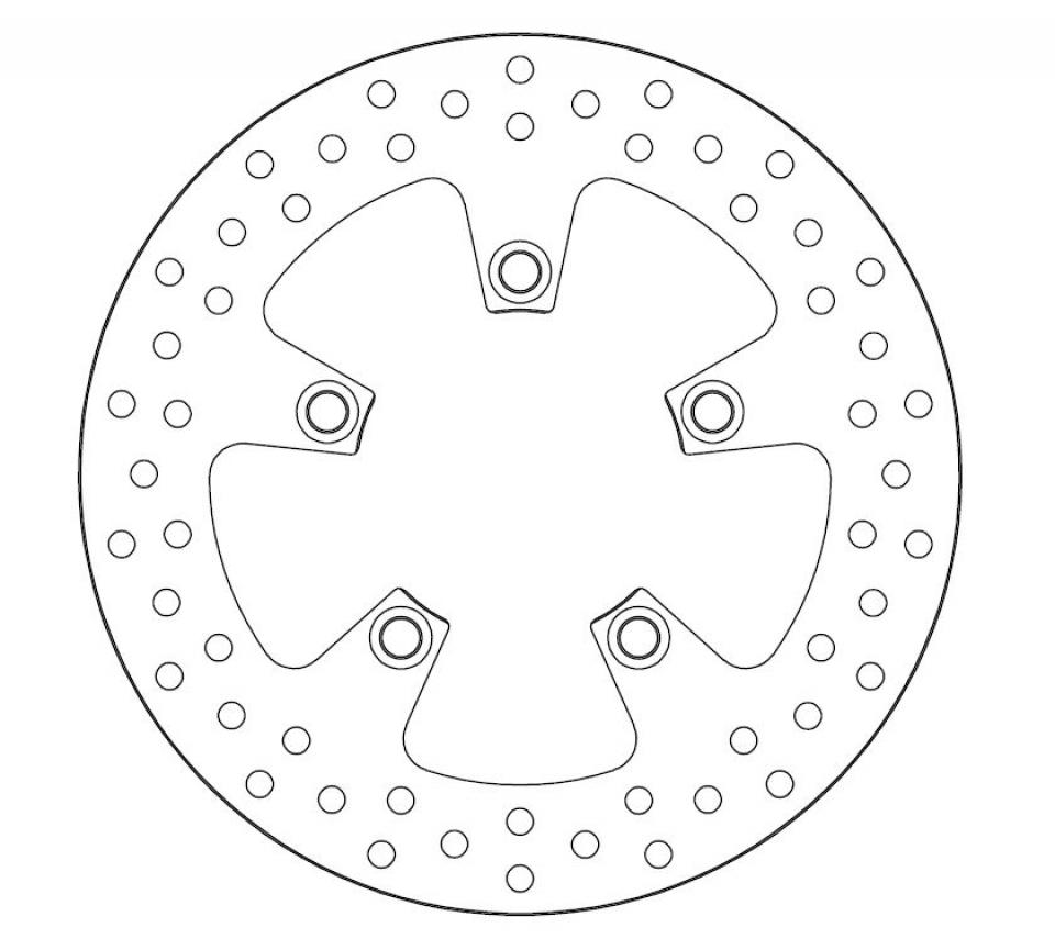 Disque de frein Ferodo pour Moto Suzuki 650 Sv S 2003 à 2010 AR Neuf