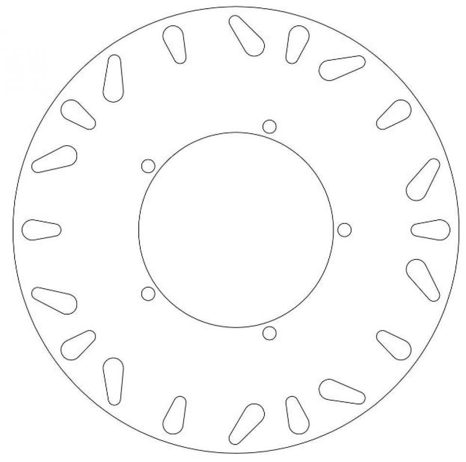 Disque de frein Ferodo pour Scooter Benelli 125 Adiva 2000 à 2002 AR Neuf