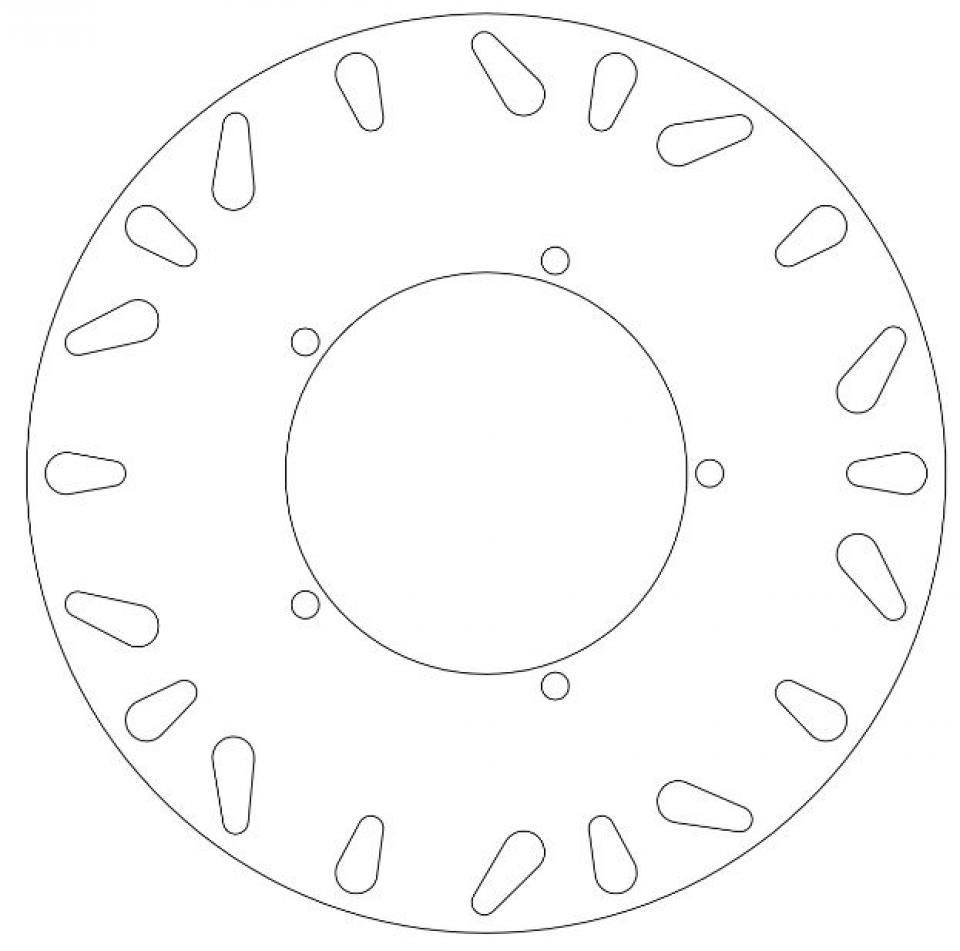 Disque de frein Ferodo pour Scooter Benelli 125 Adiva 2000 à 2002 AR Neuf