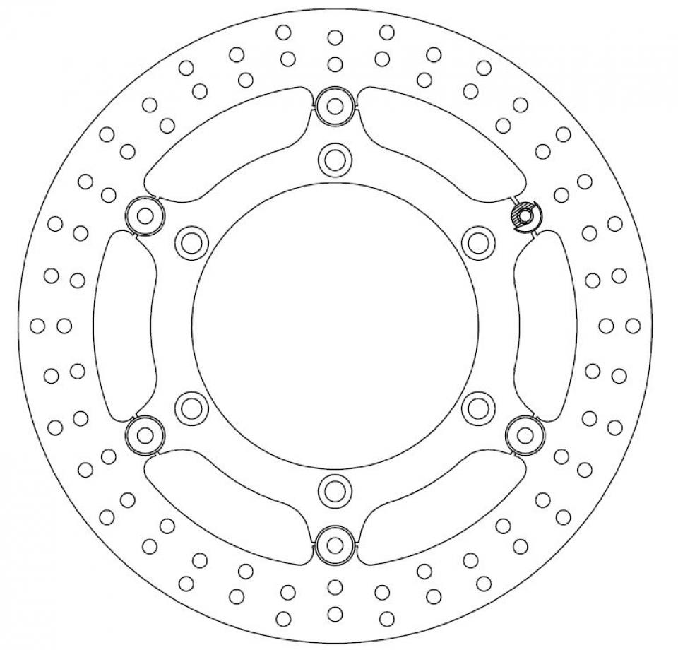 Disque de frein Ferodo pour Moto Honda 650 NTV Revere 1988 à 1997 AV Neuf