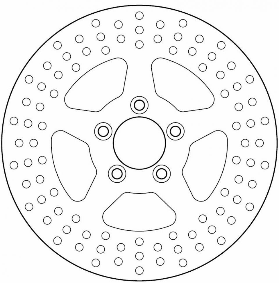 Disque de frein Ferodo pour Moto Harley Davidson 1800 FLHTCU ELECTRA GLIDE UC 2010 à 2013 AR Neuf