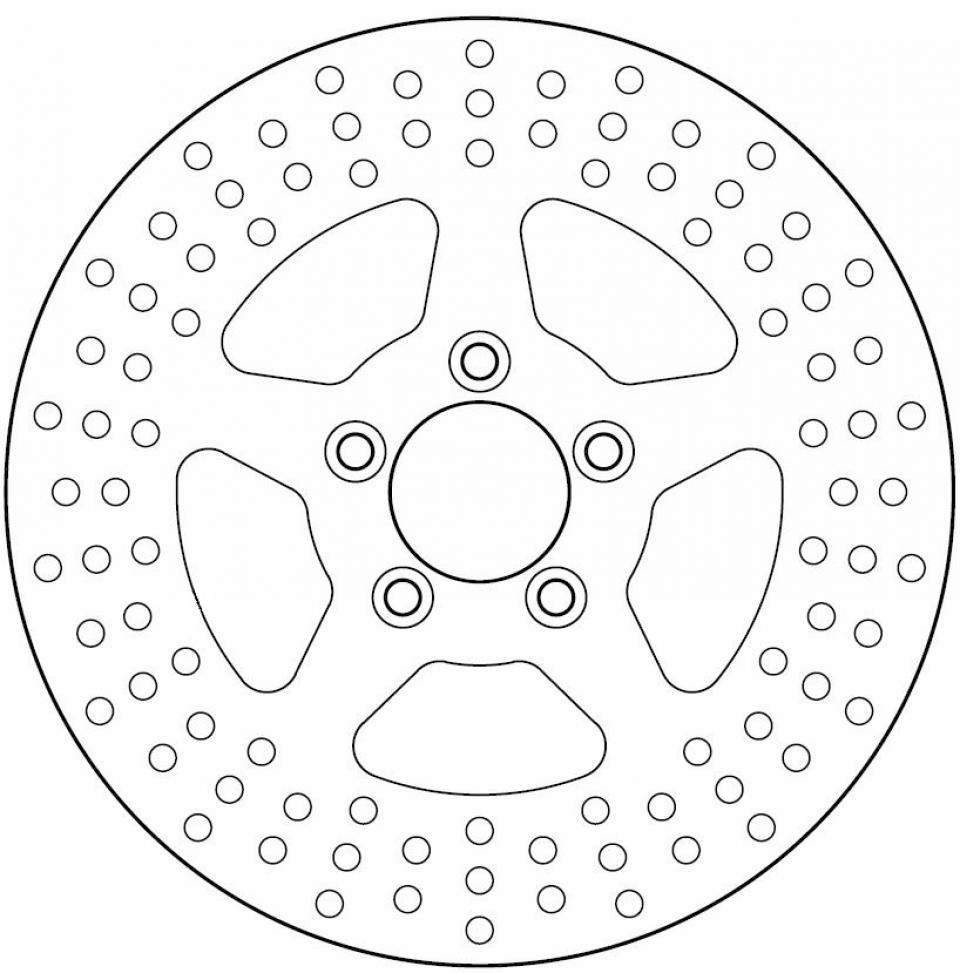 Disque de frein Ferodo pour Moto Harley Davidson 1584 FLHR Road King 2008 à 2009 AR Neuf