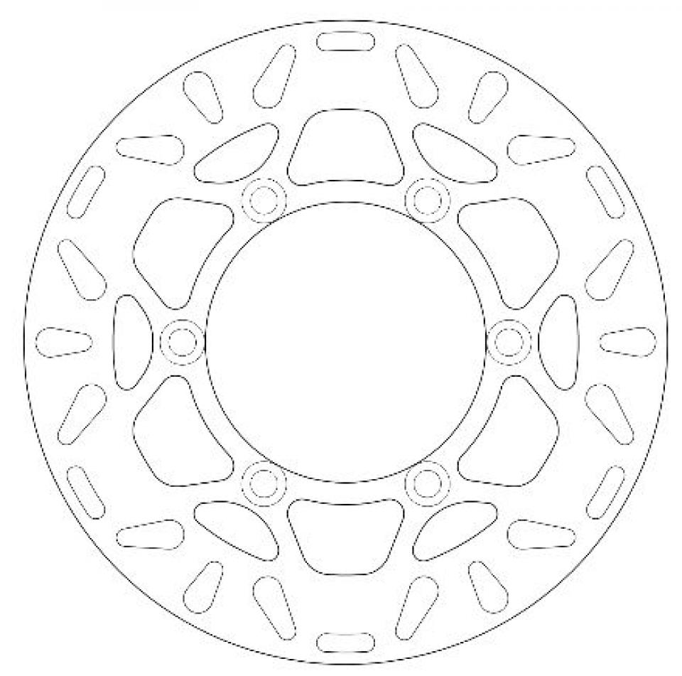 Disque de frein Ferodo pour Moto Kawasaki 80 KX 1993 à 2000 AV Neuf