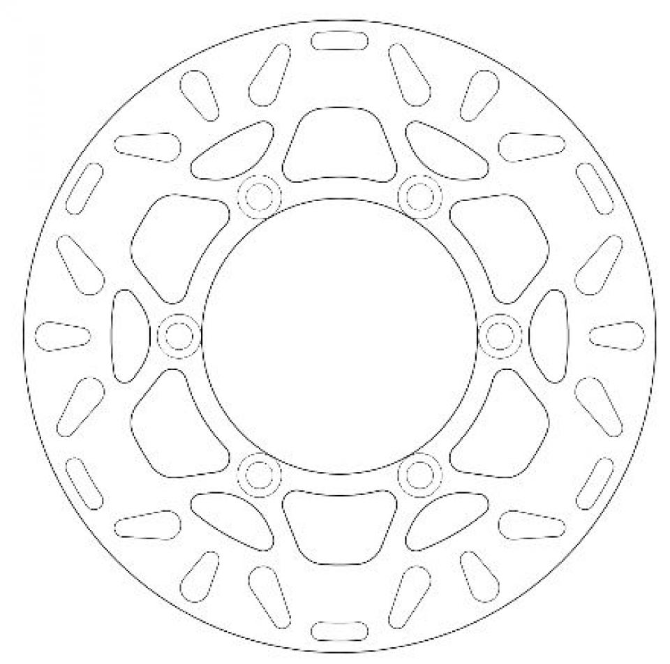 Disque de frein Ferodo pour Moto Kawasaki 80 KX 1993 à 2000 AV Neuf