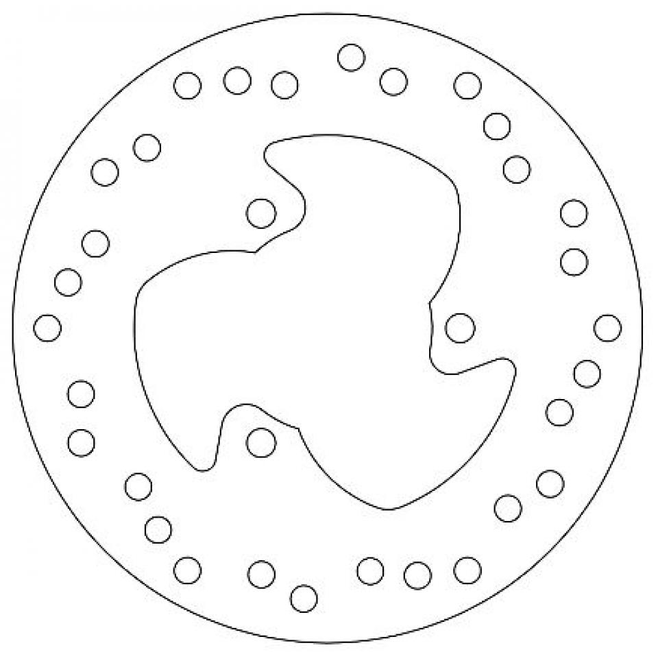 Disque de frein Ferodo pour Scooter MBK 125 Yp Skyliner 2001 à 2010 AR Neuf