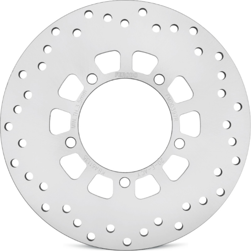 Disque de frein Ferodo pour Scooter Yamaha 125 NXC CYGNUS X CARBURATEUR 2004 à 2006 AV Neuf