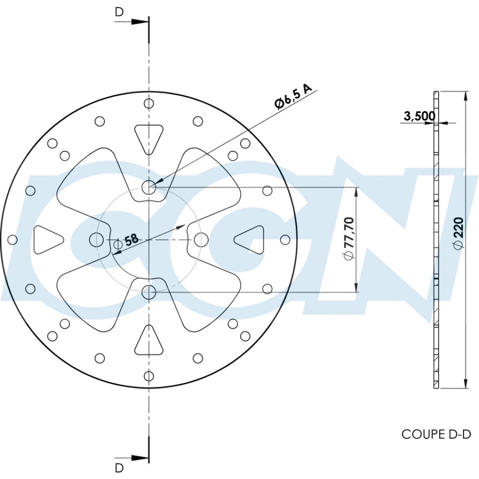 Disque de frein Galfer pour Scooter Honda 125 @ Après 2000 Neuf