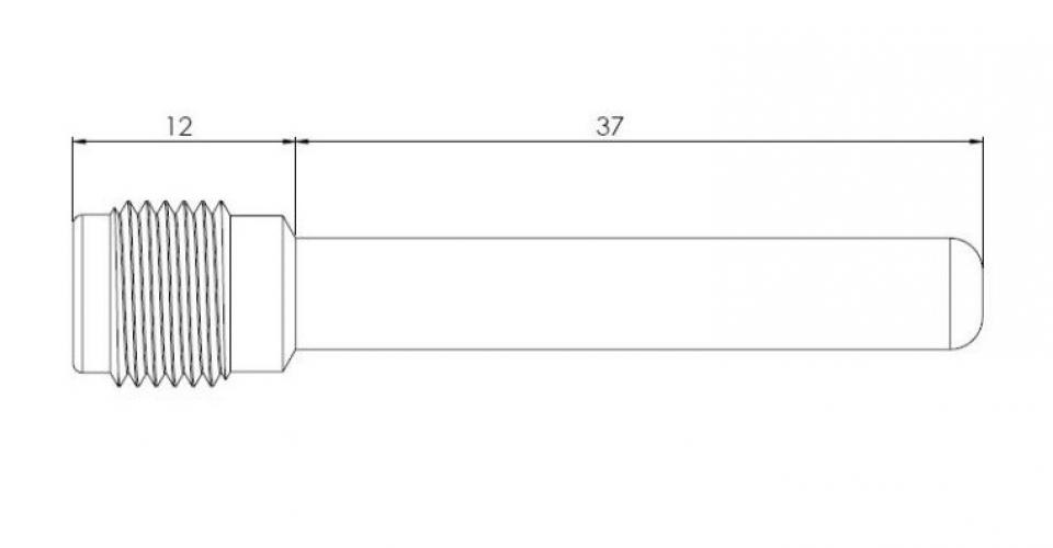 Axe vis de plaquette de frein pour quad Suzuki 250 Ozark 2002 à 2014 M10x1.0