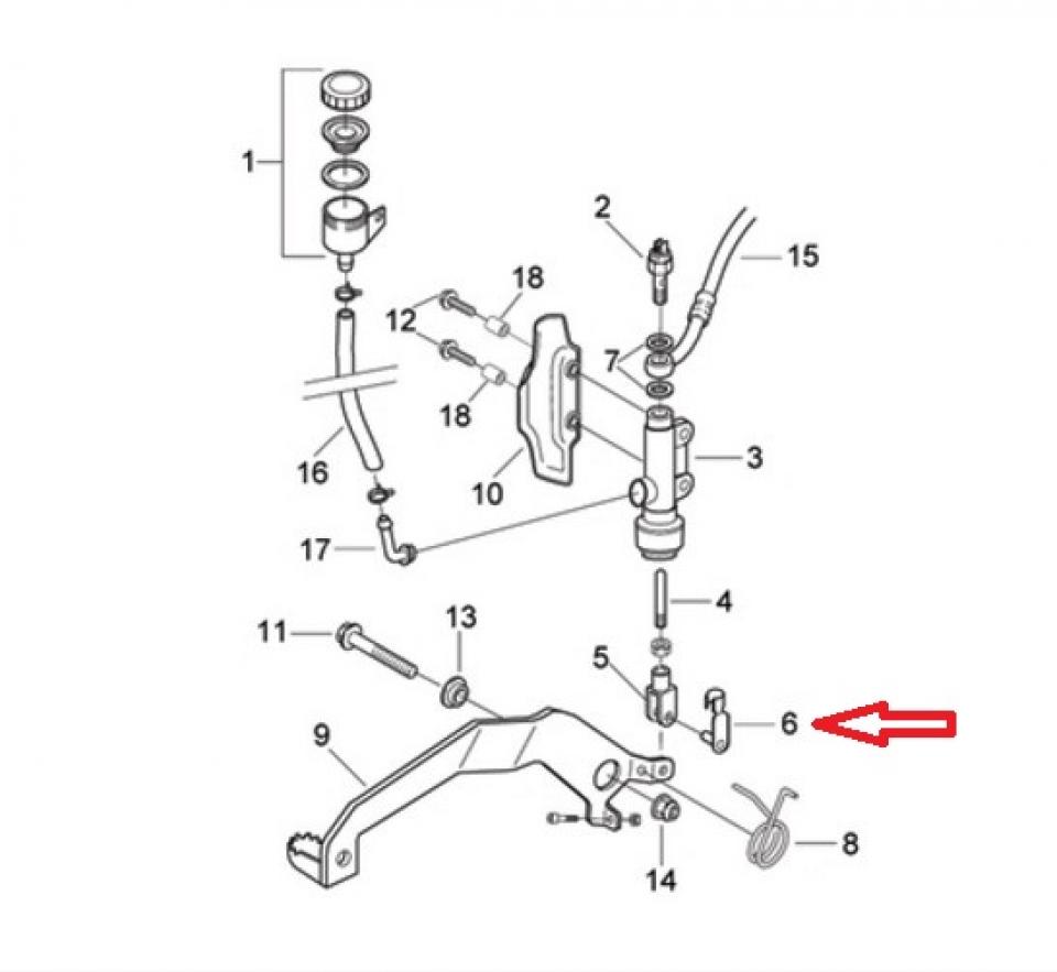 Freinage origine pour Moto Moto Guzzi 1100 Griso 2005 à 2007 AP8113082 Neuf