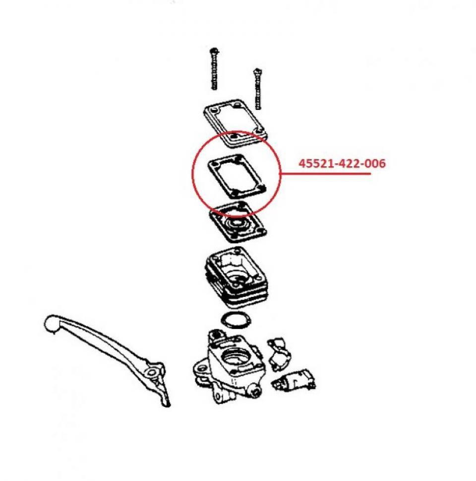 Freinage origine pour Moto Honda 400 CB 1979 à 1980 45521-422-006 Neuf