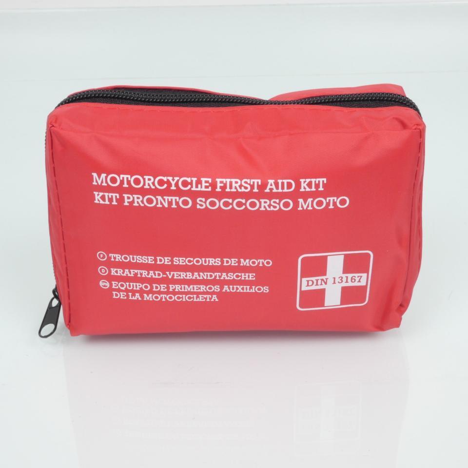 Kit premiers secours trousse de soin DIN13167-2014 RMS pour moto deux roues auto Neuf