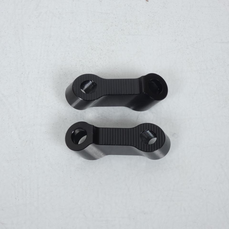 Paire prolongateur de rétroviseur noir Chaft pour moto IN731 M10 pas 125 Neuf