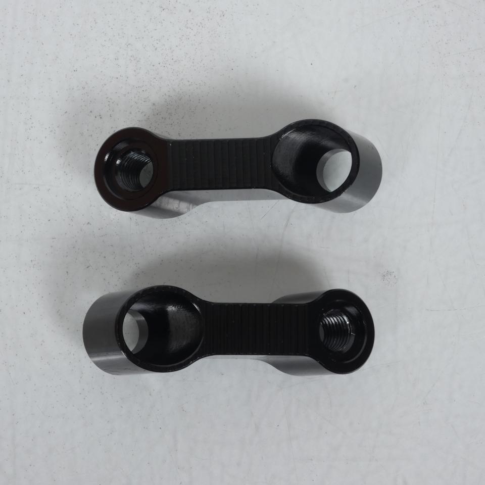 Paire prolongateur de rétroviseur noir Chaft pour moto IN731 M10 pas 125 Neuf