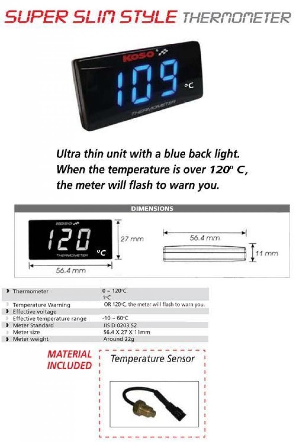 Accessoire Koso pour Auto Neuf