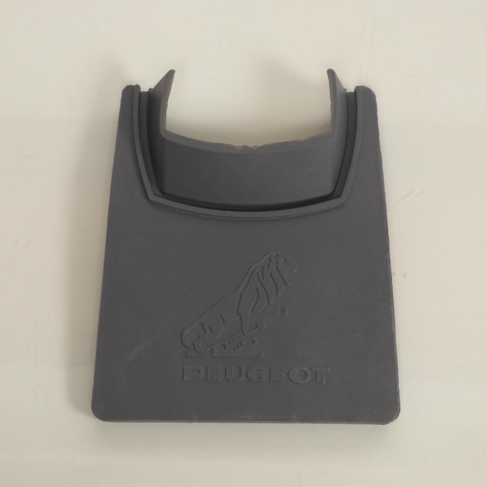 Bavette garde boue avant gris foncé pour mobylette Peugeot 103 avec logo Peugeot