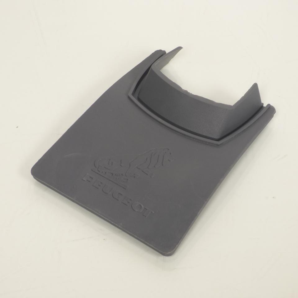 Bavette garde boue avant gris foncé pour mobylette Peugeot 103 avec logo Peugeot