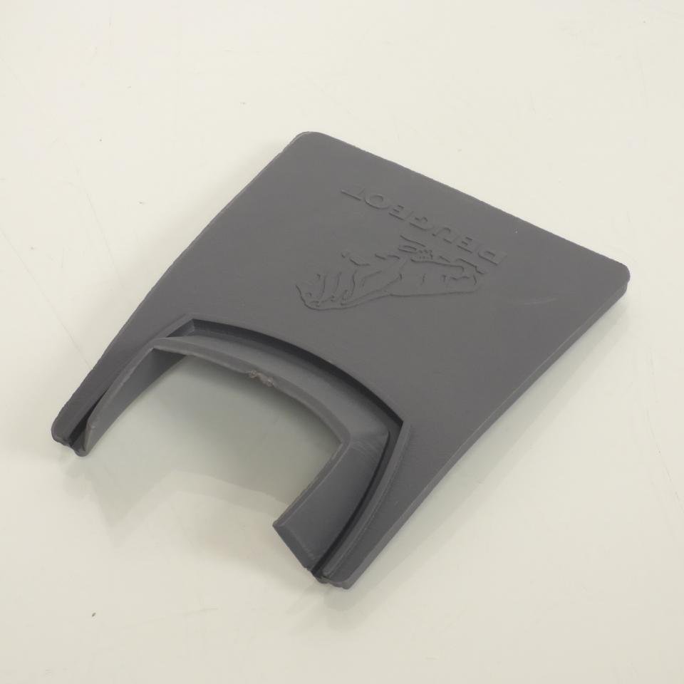 Bavette garde boue avant gris foncé pour mobylette Peugeot 103 avec logo Peugeot