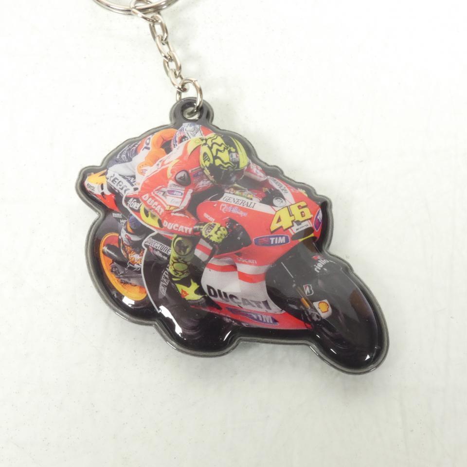 Porte-clés Valentino Rossi #46 Ducati 2011 MotoGP pour moto cadeau motard Neuf