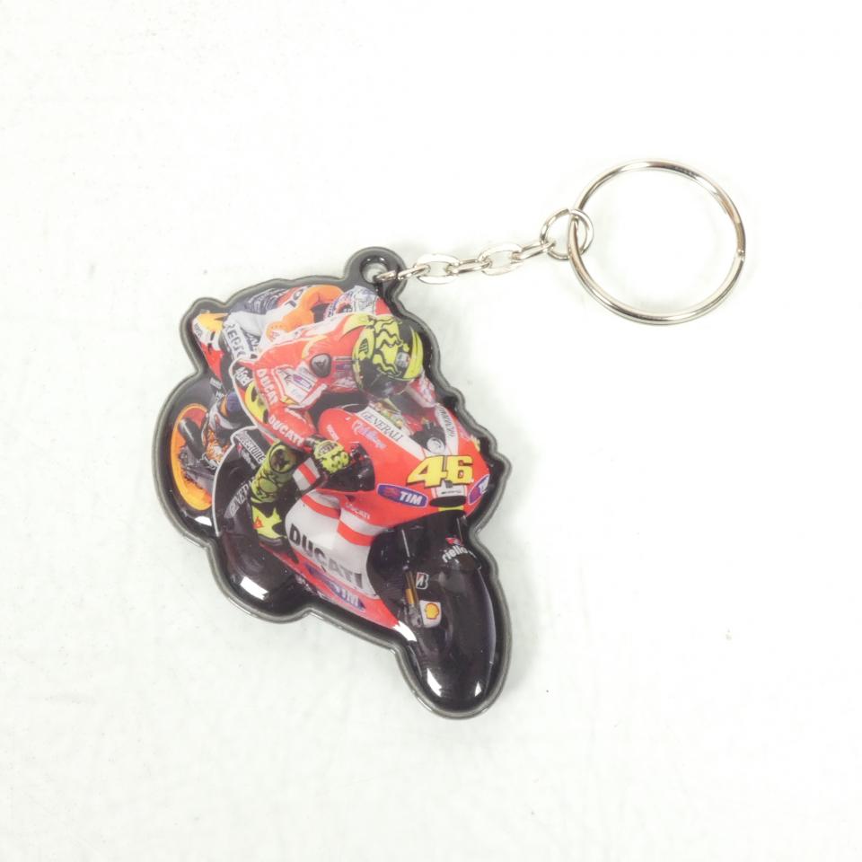 Porte-clés Valentino Rossi #46 Ducati 2011 MotoGP pour moto cadeau motard Neuf
